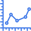 gráfico de linea icon