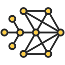 red neuronal icon