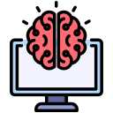 interfaz cerebro computadora icon