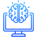 interfaz cerebro computadora icon