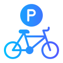 estacionamiento de bicicletas icon