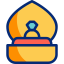 caja del anillo icon