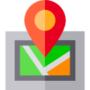 mapa digital icon