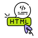 codificación html icon