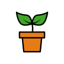 planta en crecimiento icon