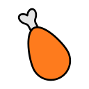 pierna de pollo icon