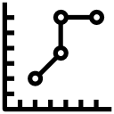 gráfico de linea icon