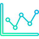 gráfico de linea icon