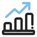 gráfico de crecimiento icon