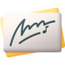 Autograph icon