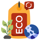 etiqueta ecológica icon