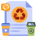 reciclaje de papel icon