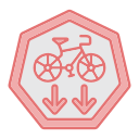 carril bici icon