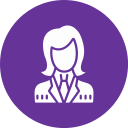 mujer de negocios icon