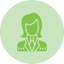 mujer de negocios icon