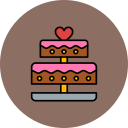 pastel de boda icon