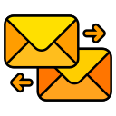 intercambiar correos icon