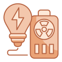 energía nuclear icon