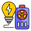 energía nuclear icon