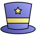 sombrero de mago icon