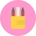 Pencil case icon