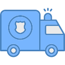 camioneta de policia icon