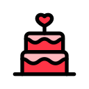 pastel de boda icon