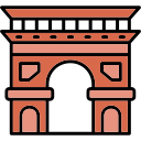 arco del triunfo icon