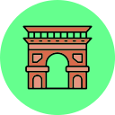 arco del triunfo icon