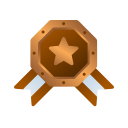 insignia de bronce icon