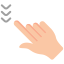 Swipe down 