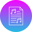 partitura musical icon