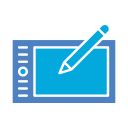 tableta gráfica icon