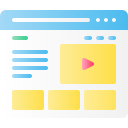 contenido de vídeo icon