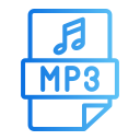 formato mp3 icon