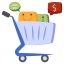 gráfico de compras icon