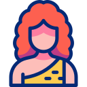 mujer prehistórica animated icon