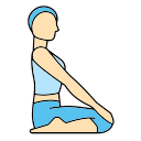 postura de yoga icon