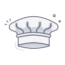 sombrero de cocinero icon