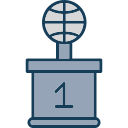Basketball award icon