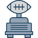 Football trophy icon