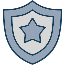 Shield badge icon