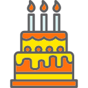 pastel de cumpleaños icon