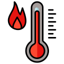 temperatura caliente icon