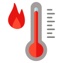 temperatura caliente icon