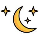 luna y estrellas icon