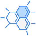 estructura molecular icon