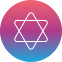 hexagrama icon