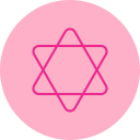 hexagrama icon