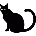 Black cat icon download number: #18779 - Daily updated free icons and png  images for your projects. All images use to free for personal…